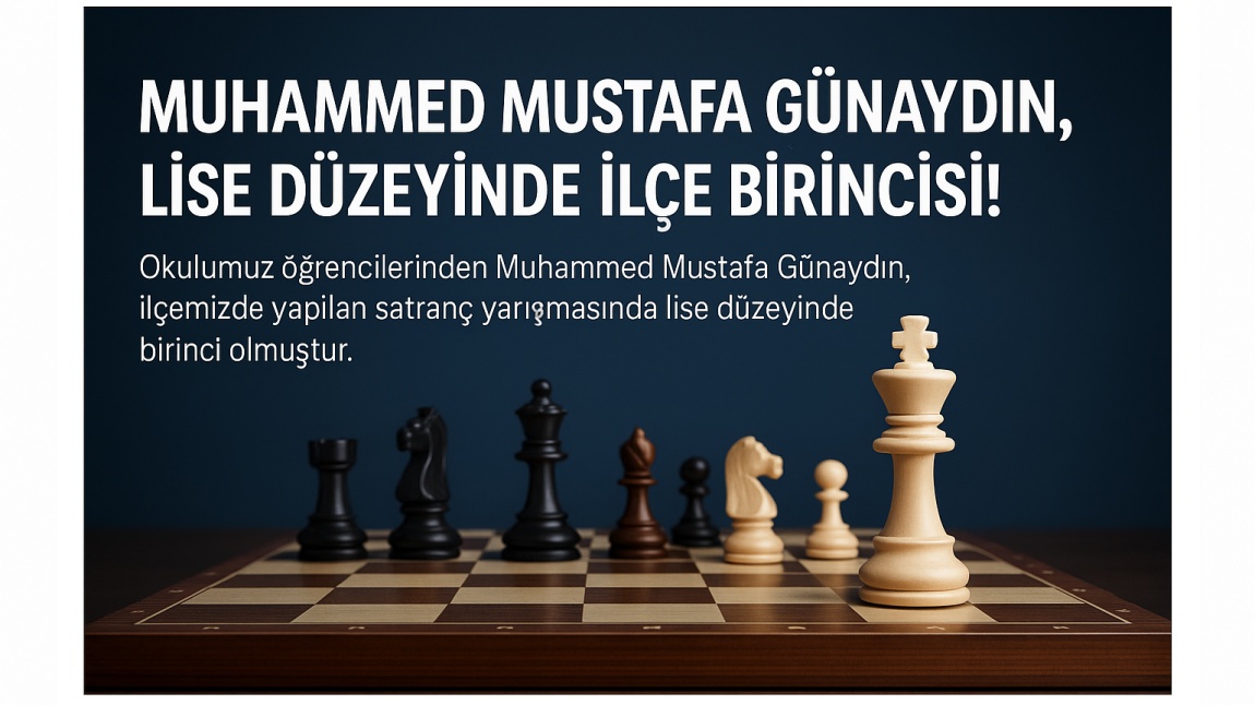Okulumuz Satranç Turnuvasında Birinci Oldu
